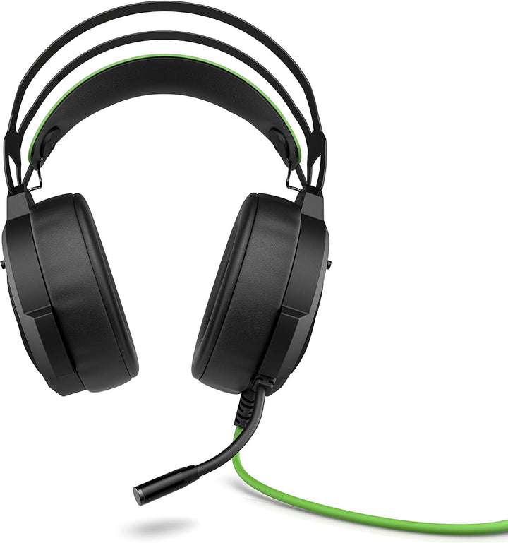 HP Pavilion 600 (4BX33AA) Gaming Headset (kabelgebunden, LED), schwarz/grün