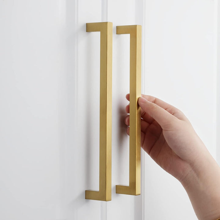 10 Stück goldenwarm Möbelgriffe Gold Küchenschrank Griffe Gold Schrankgriffe Gold -LSJ12GD320 Schran