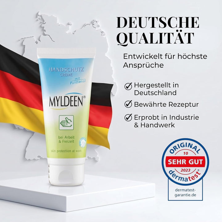 MYLDEEN Hautschutzcreme | Handcreme, Handpflege | Tuben, Tube | Pflege auf der Arbeit, Arbeitsschutz