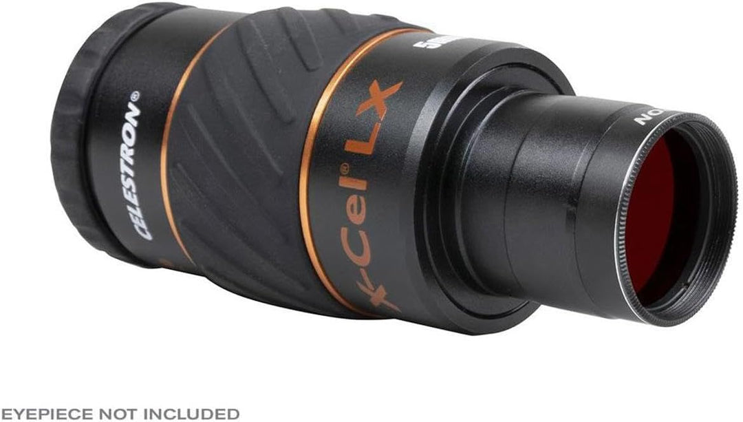 Celestron 94119-10 lunares und planetares Okular-Filterset, 4 Stück - Mit sattem Gelb (12), Orange (