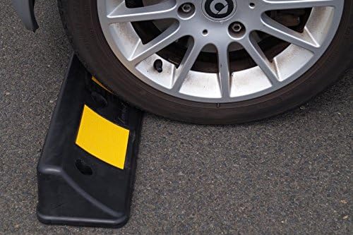 Temka 12216 UN Radstop Gummi, Schwarz/Gelb
