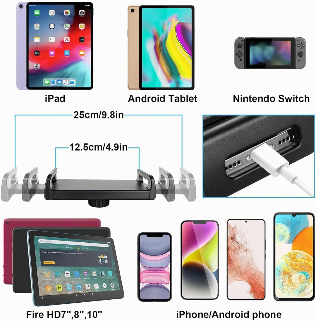 ChromLives Tablet Halterung Bett Tablet-Ständer für Bett Tablet Halterung Tisch Flexibel mit Lang Ar