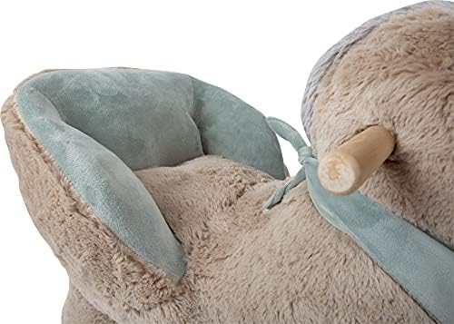 small foot Schaukeltier Esel mit Sitz, für Kinder ab 12 Monaten, aus Plüsch und Holz und mit Griffen