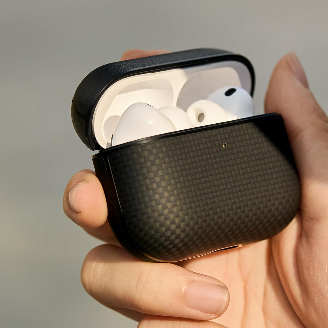 pitaka Hülle für AirPods Pro 3 2025 Magnetische Schutzhülle Kompatibel mit Magsafe mit Rundumschutz