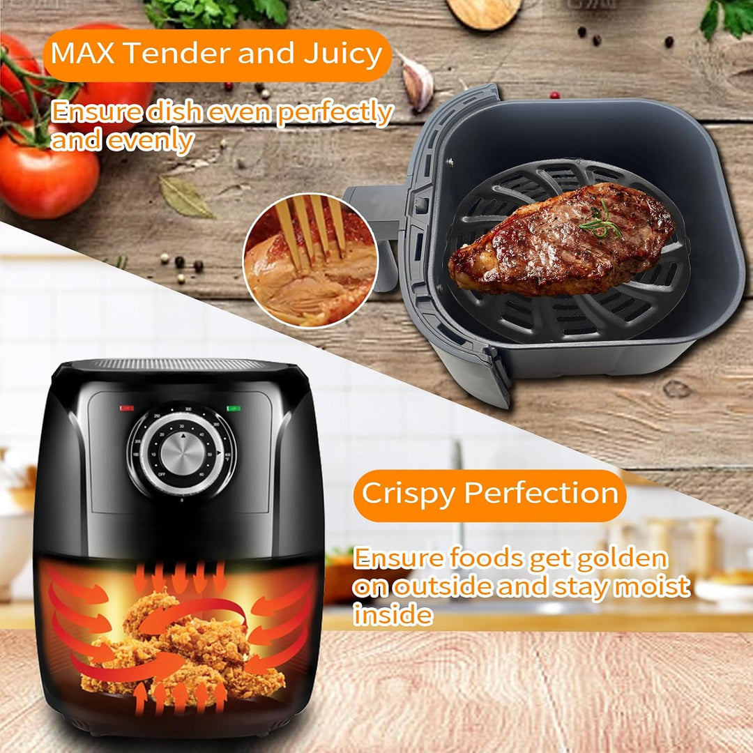Air Fryer Zubehör, 4 Stück Ersatz Silikon Gummi Stossstange Teile Füsse Tabs Silikonspitzen Silikons