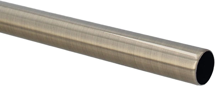 Sento 25mm Metall Gardinenstange Vorhangstange 1-läufig Messing Antik Classic 200 cm (1x200cm) PRYMA