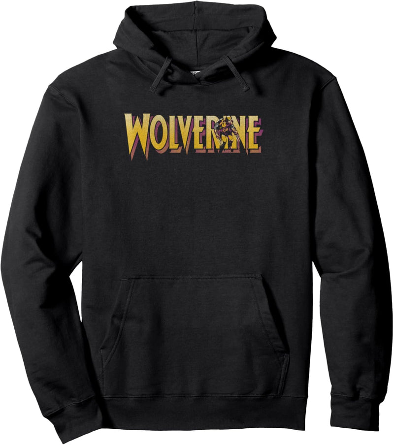 Marvel X-Men Wolverine Large Chest Text Pullover Hoodie