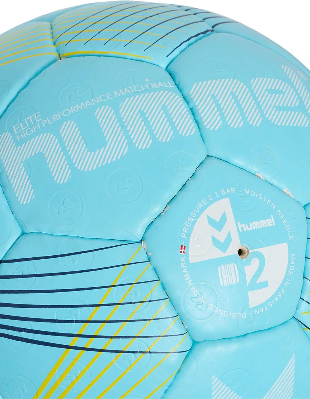 hummel Handball Elite Hb Erwachsene Grösse 3 BLUE/WHITE/YELLOW, 3 BLUE/WHITE/YELLOW