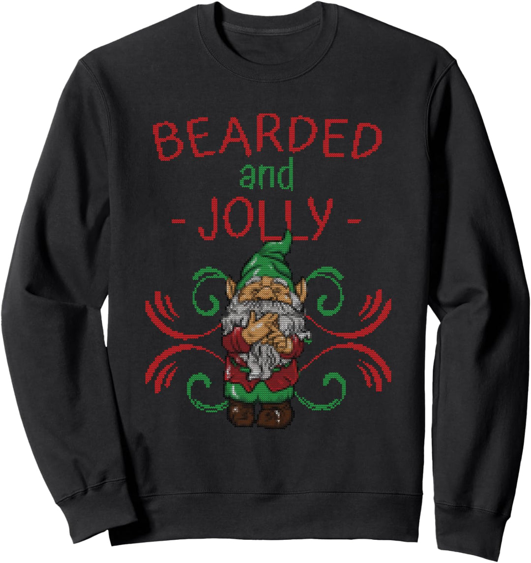 Weihnachtszwerg-Feiertag Hässliche Weihnachten Sweatshirt