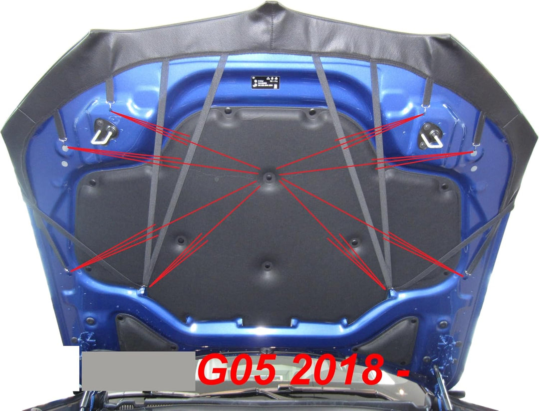 AB3-00477 Auto Bra kompatibel mit BMW X5 G05 X6 G06 Bj. ab 2018 Haubenbra Steinschlagschutz Tuning B