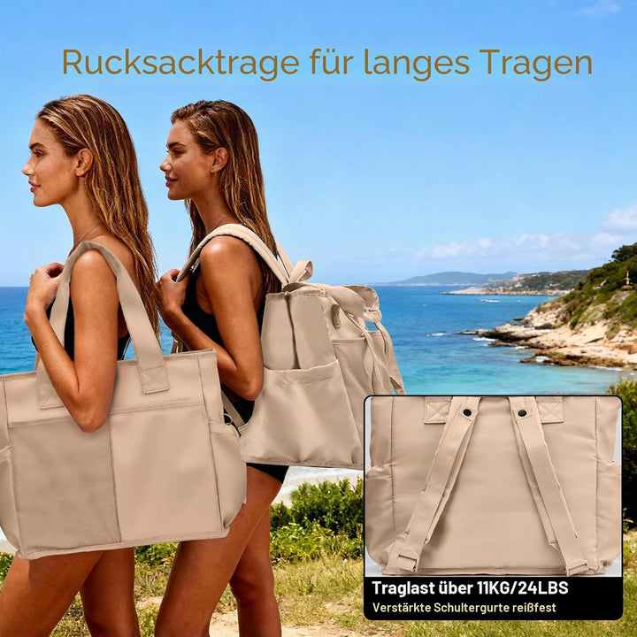 Odoland Kühltasche Faltbar, Thermotasche 12-Stunden-Kühlung, Isoliertasche Auslaufsicher Einkaufstas