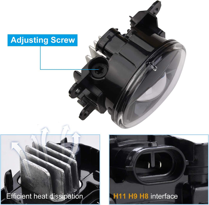 Neue Generation LED Nebelscheinwerfer Paar für Lan.d Rover Range Freelander 2 4 LR2 LR4 Discovery 4