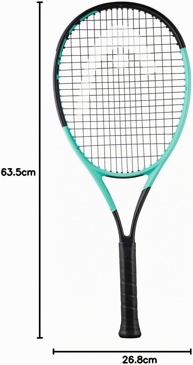 HEAD Boom Jr.25 2024 Tennisschläger, Schwarz/Mint, 8-10 Jahre