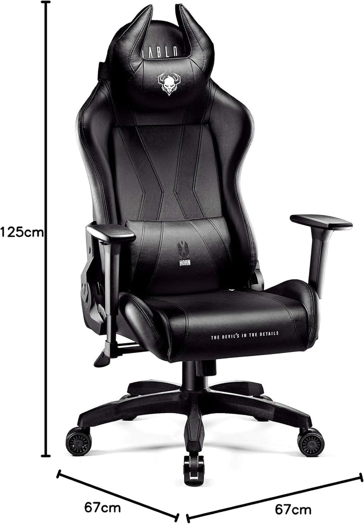 Diablo Gaming Stuhl X-Horn 2.0 Bürostuhl Gamer Chair Schreibtischstuhl 3D Armlehnen Ergonomisches De