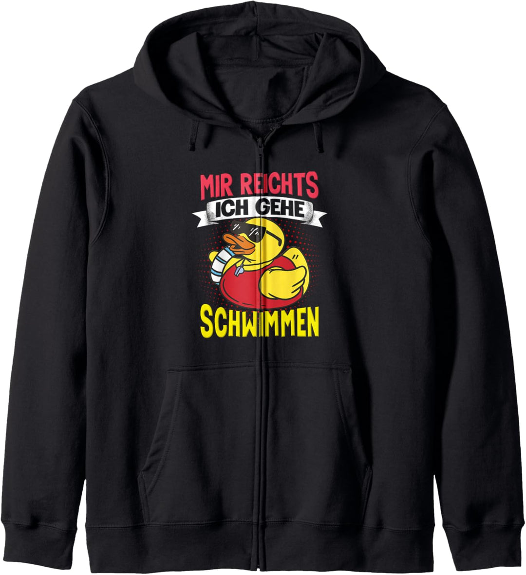 Schwimmer Wassersport Mir Reichts Ich Geh Schwimmen Ente Kapuzenjacke