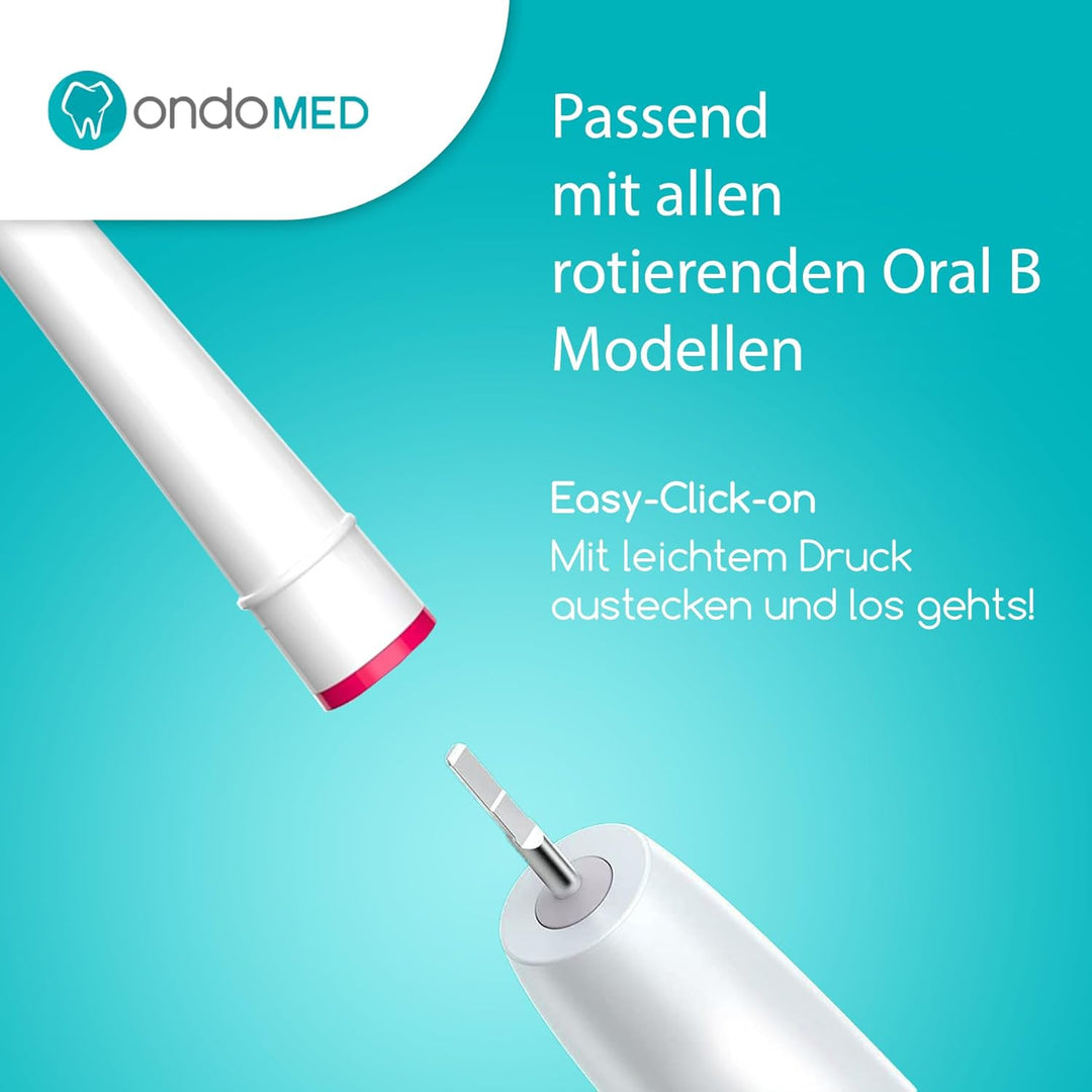 20x Precision Clean Aufsteckbürsten Kompatibel mit Oral b Elektrische Zahnbürste, Zahnbürstenaufsatz