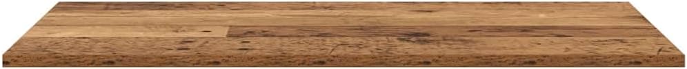 vidaXL Regalbrett 4 pcs Braun 80 x 40 x 1,5 cm Holzwerkstoff, Robuste Bücherregal-Platte, rechteckig