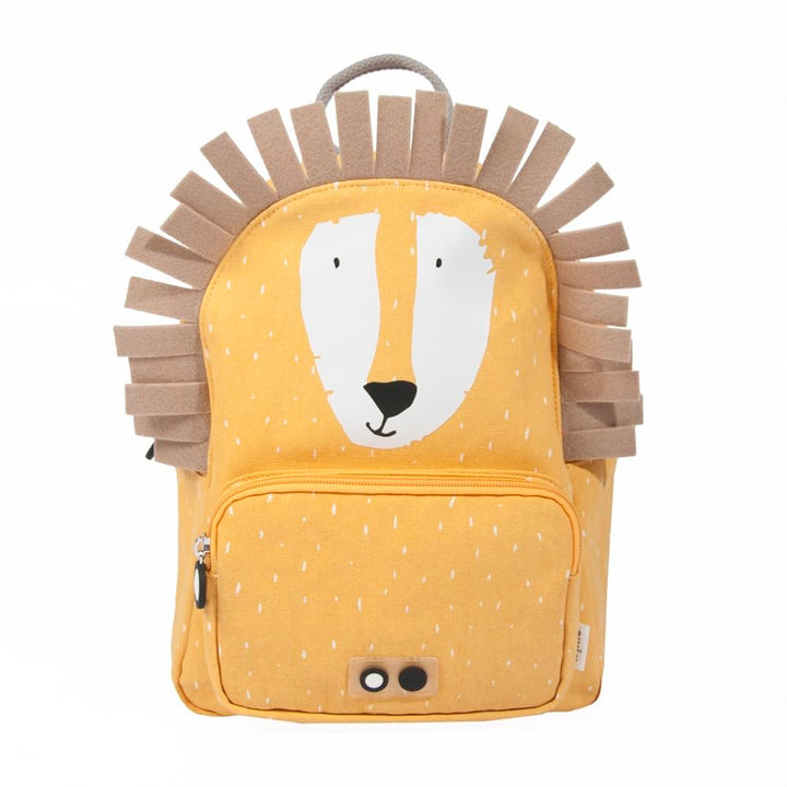 Trixie Rucksack - Rucksack für Kind - für Jungen und Mädchen - Kleiner Turnbeutel Dunkelgelb Mr Lion