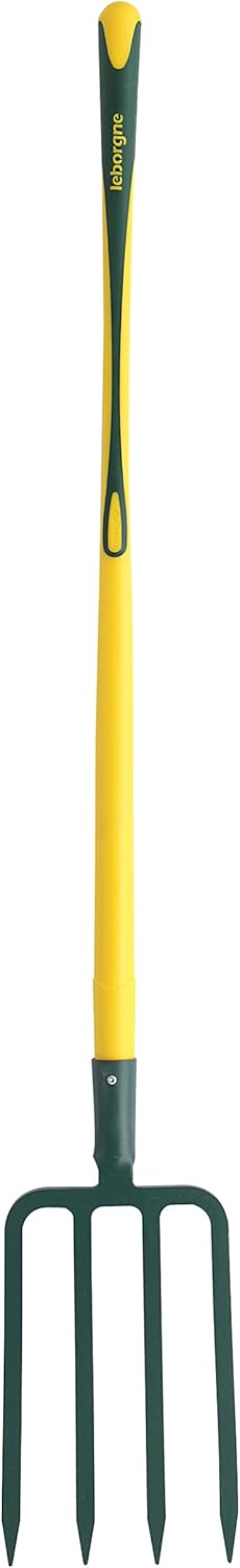 Leborgne 432297-Traditional Grabgabel Hülse 30 cm, Ständer Novagrip Stiel Ständergriff Dents standar