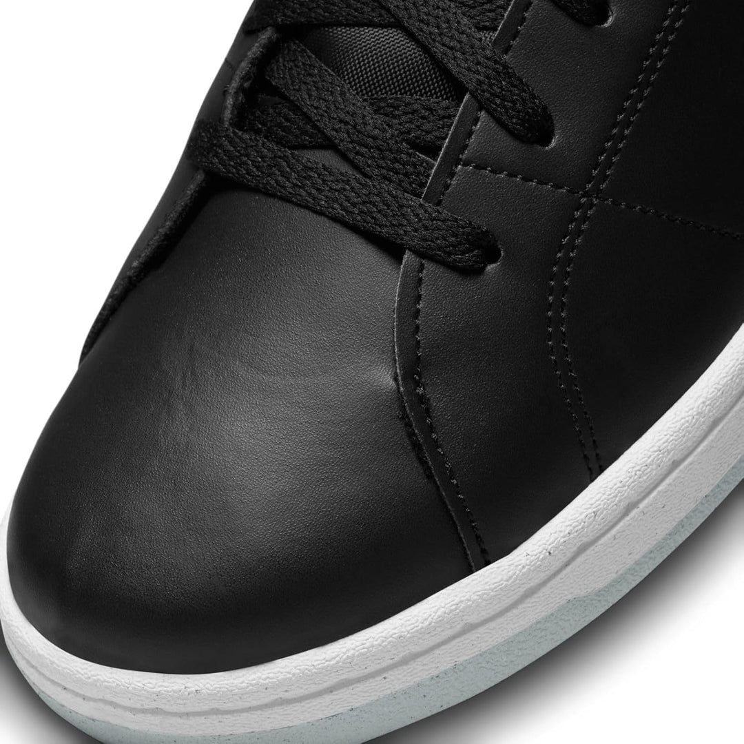 Nike Herren Court Royale Sneakers 44.5 EU Schwarz Black White 010, 44.5 EU Schwarz Black White 010