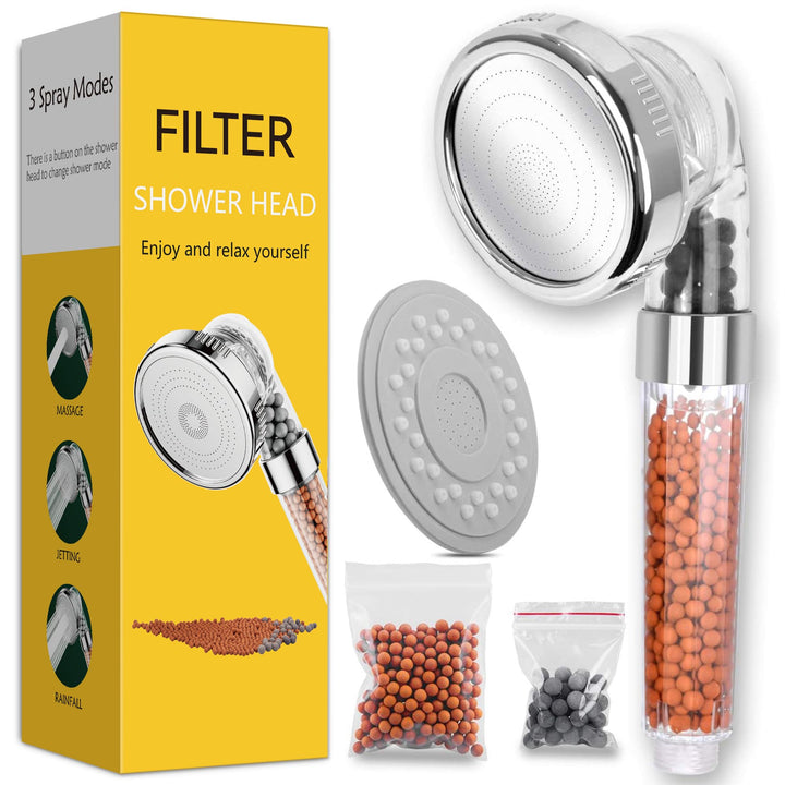 Duschkopf, Magichome Wassersparend Duschkopf Handbrause Ionen 3 Strahlarten mit Druckerhöhung für me