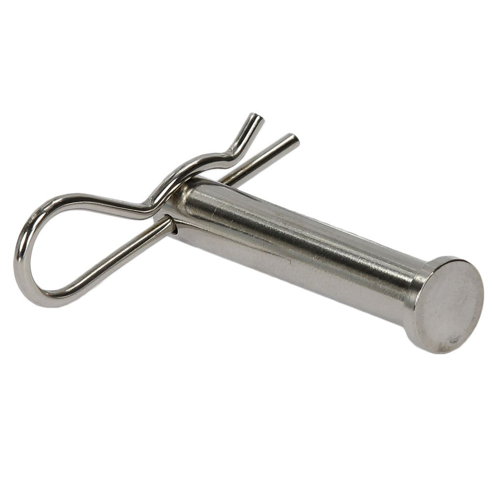 Federstecker doppelt 4,5 x 97 mm - (5 Stück) - Stecker / Splint - aus Edelstahl A4 | BOOTSTEILE BRAU