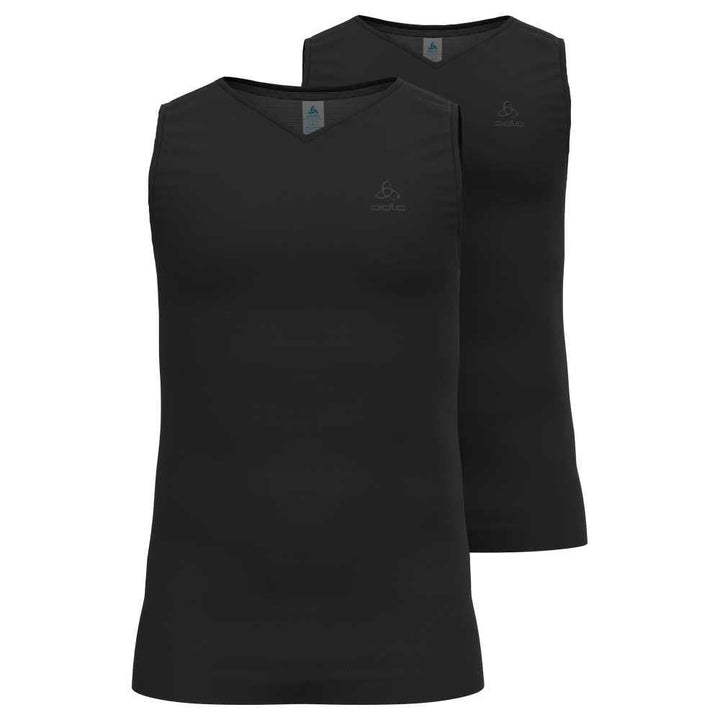 Odlo Herren Active Everyday 2pack Funktionsunterwäsche Tanktop, Schwarz