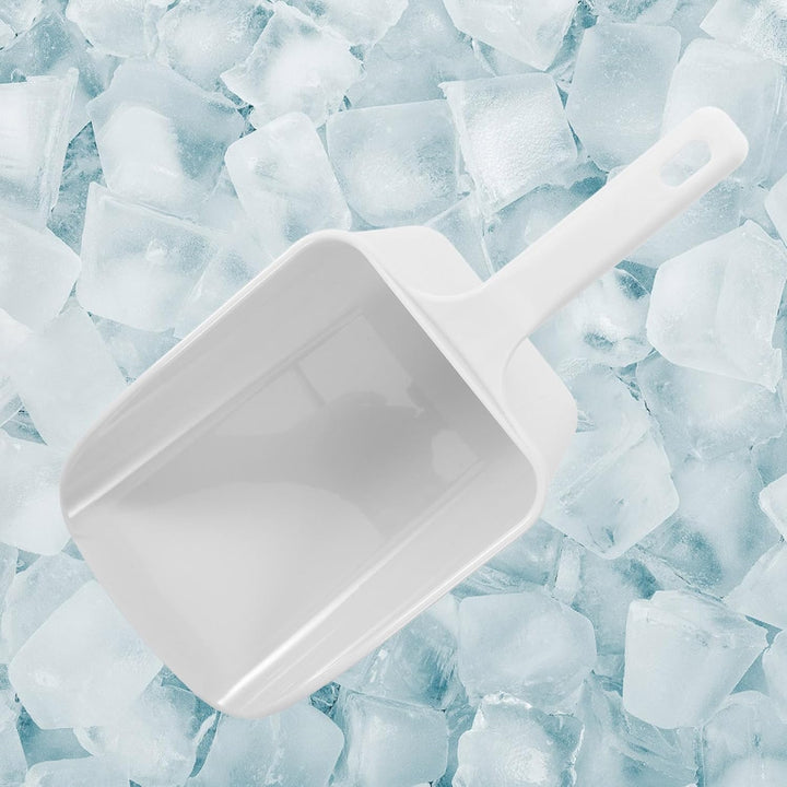 GALPADA Eisschaufel Grosse Grösse Weiss ABS Kunststoff Lebensmittelecht für Küche Restaurant Bar zum