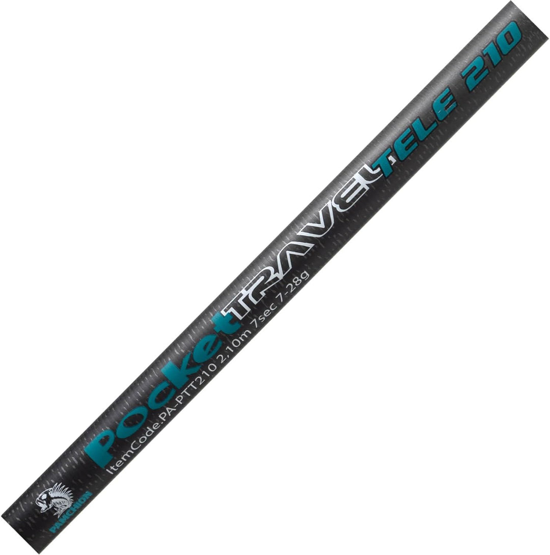 Teleskoprute Reiserute 2,10m 7-28g – Spinnrute Angelrute Carbon 136g, 44 cm Packmass - für Barsch Fo
