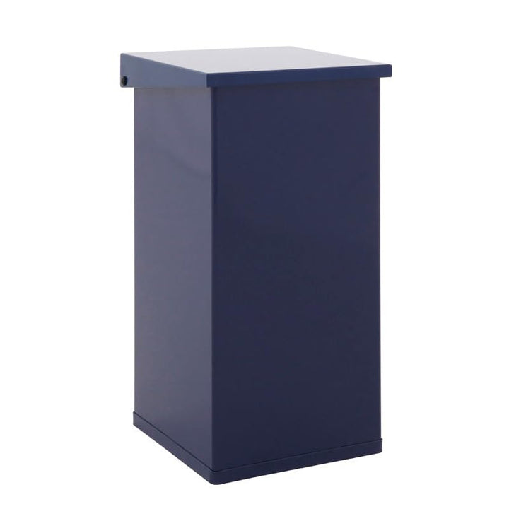 PROREGAL Eckiger feuerfester Abfallbehälter Haiti mit Softclose Hebedeckel | 55 Liter, HxBxT 60x30x3