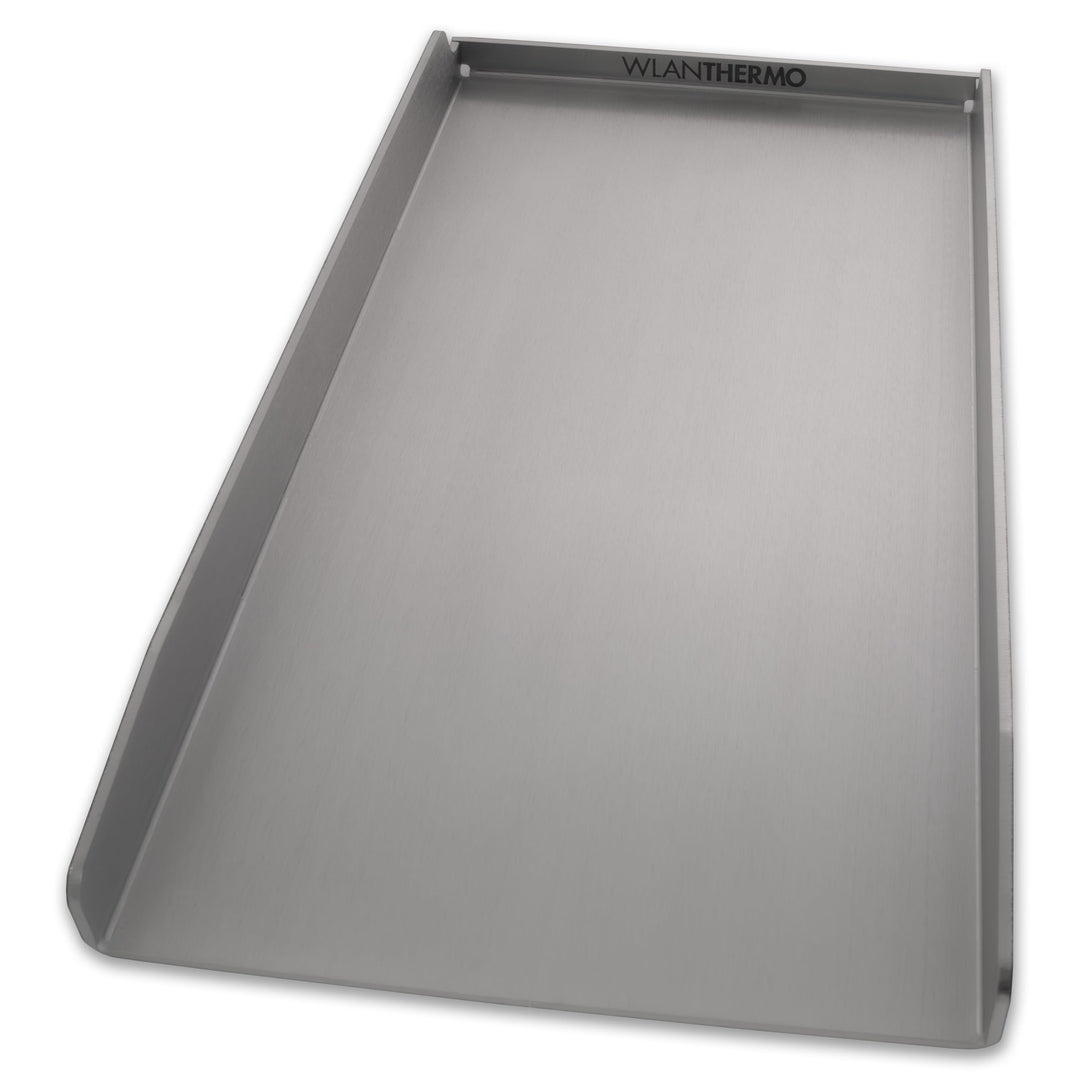 Plancha Edelstahl Grillplatte | passend für Rösle Allflame/Epicflame - 44,5x23,5cm | 4mm Massiv, Rös