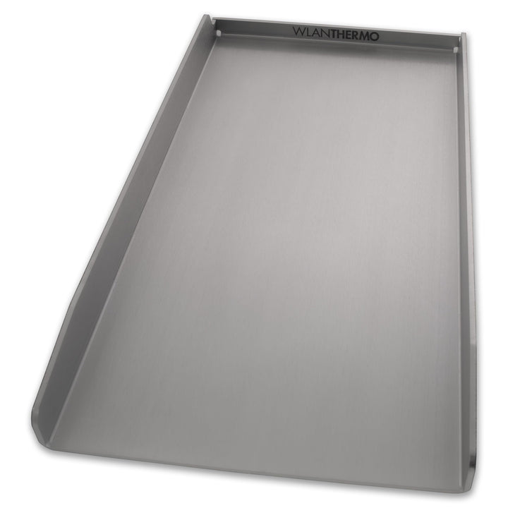 Plancha Edelstahl Grillplatte | passend für Rösle Allflame/Epicflame - 44,5x23,5cm | 4mm Massiv, Rös
