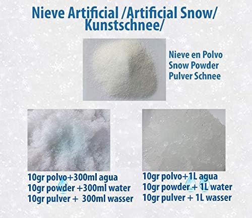 Alquera Sofortiger künstlicher Schnee - Magischer Schnee (5) 5.0 Kilogramm, 5.0 Kilogramm