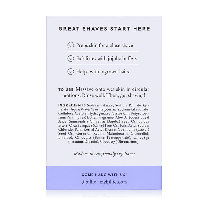 Billie Body Buffer - Pre-Shave Exfoliating Bar - 100 ml
