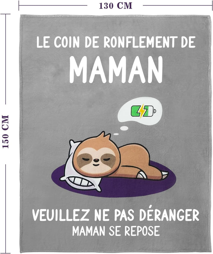 Muttertagsgeschenke für Mama, Lustig Geschenk für Mama Kuscheldecke zum Muttertag Geburtstag Valenti