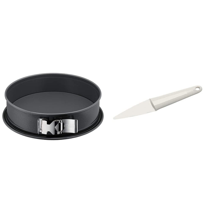 ORIGINAL KAISER La Forme Plus Springform 30 cm rund, Flachboden & Classic Kuchenlöser 24 x 3,5 cm, e