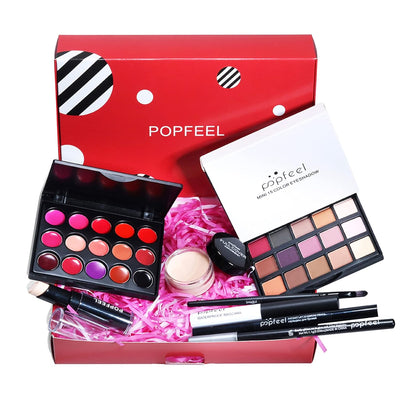 Professionelles Make-up Sets, MKNZOME 8st Schminkset Schminkkoffer Mädchen Gefüllt Frauen Makeup Pal