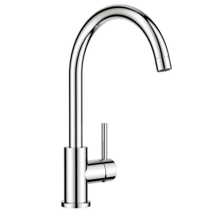 FORIOUS Küchenarmatur, Wasserhahn Küche Mischbatterie, 360° Schwenkbar, Heiss und Kaltwasserregelung