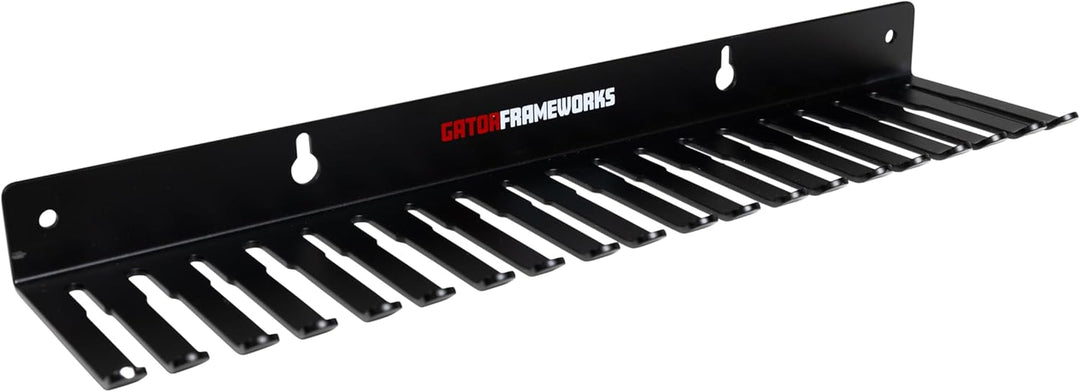 Gator Frameworks Kabelhalter für die Wandmontage mit 19 Kabelhaltern, Abstand 5 bis 9 mm (GFW-CABLEH