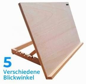 Zieler®, anpassbare Tisch-Staffelei Ideal für Präsentation, Malen, Basteln, Kalligraphie, Skizzieren