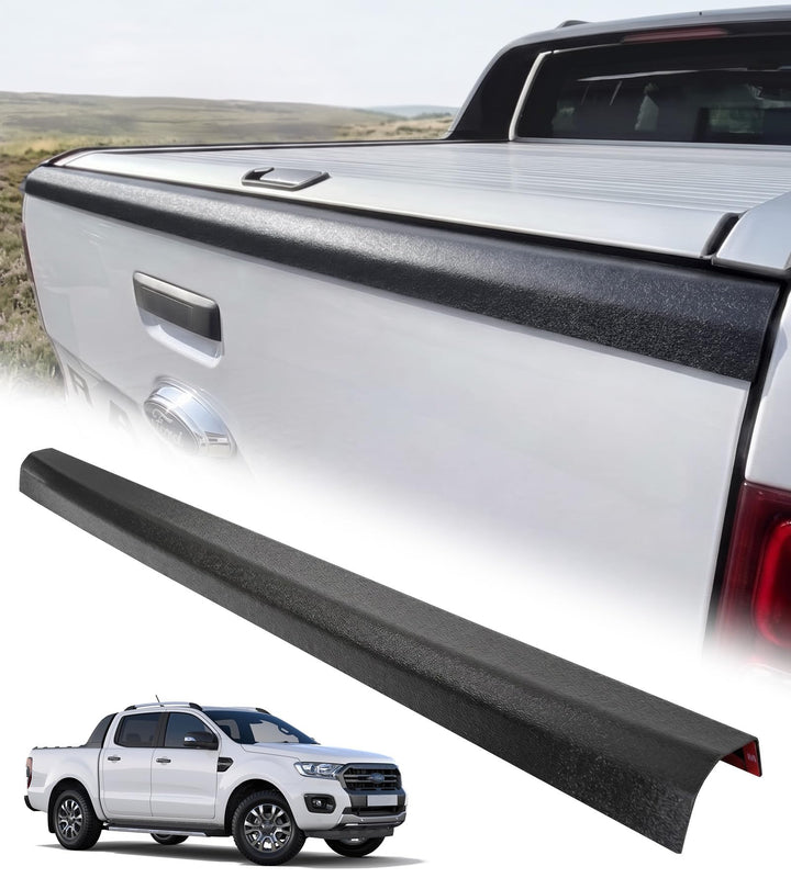 JHCHAN Heckklappen Schutzleiste Ladekantenschutz Abdeckung für Ford Ranger 2012-2020 T6 T7 T8 PX MK1