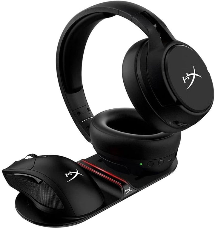 HyperX HX-CPBS-C ChargePlay Base - Qi-Zertifiziertes kabelloses Ladegerät, Dual Pad, Lade bis zu zwe
