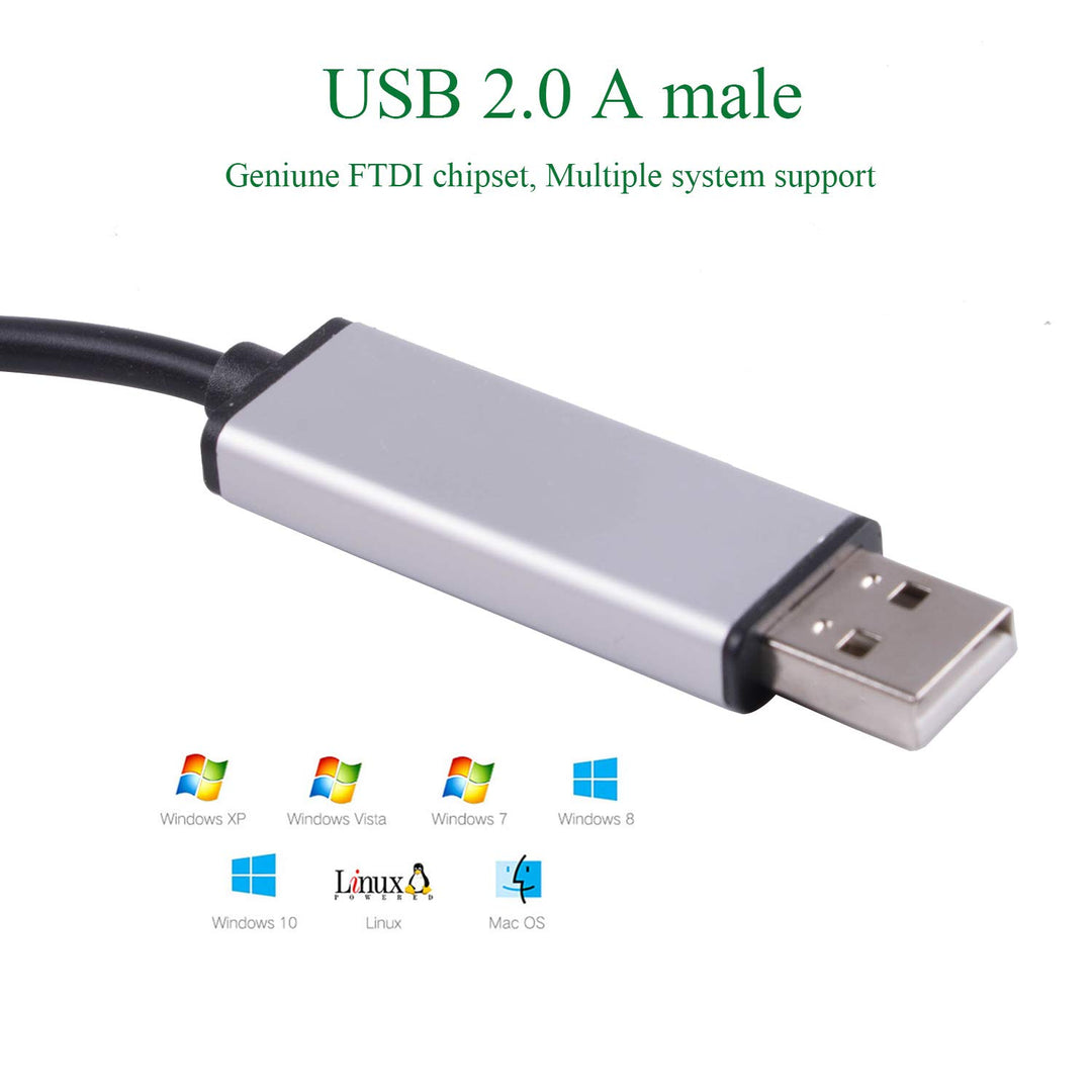 USB zu DMX Schnittstellenadapter RS485 Konverter seriell 3PIN XLR LED DMX512 Freestyler Software PC