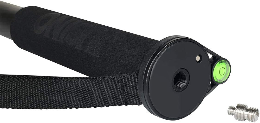 JUSINO - Leichtes und Stabiles Monopod Einbeinstativ aus hochwertigem Karbon - mit 4 Segmenten und S