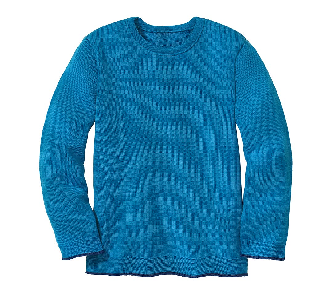 Disana Strick-Pullover, 100% Bio-Merinowolle GOTS, IVN Best | Zeitloses Design | Kleinkind, Kind, Un