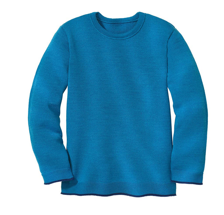 Disana Strick-Pullover, 100% Bio-Merinowolle GOTS, IVN Best | Zeitloses Design | Kleinkind, Kind, Un