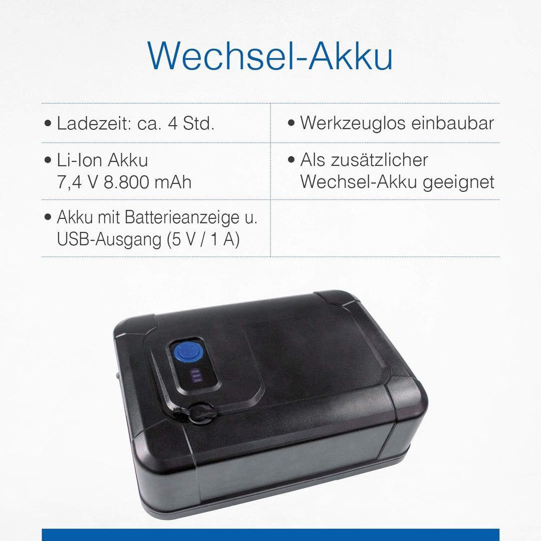 as - Schwabe Wechsel-Akku für Chip-LED Akku Arbeitsleuchte – Li-Ion Ersatz-Akku für 20 W Profi Baust