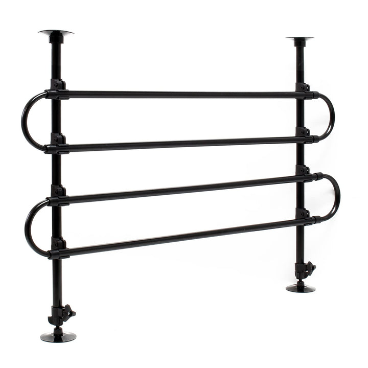 Wiltec Hundegitter fürs Auto Modell A, 60-117cm hoch, 82-140cm breit, Stufenlos verstellbar, Trenngi