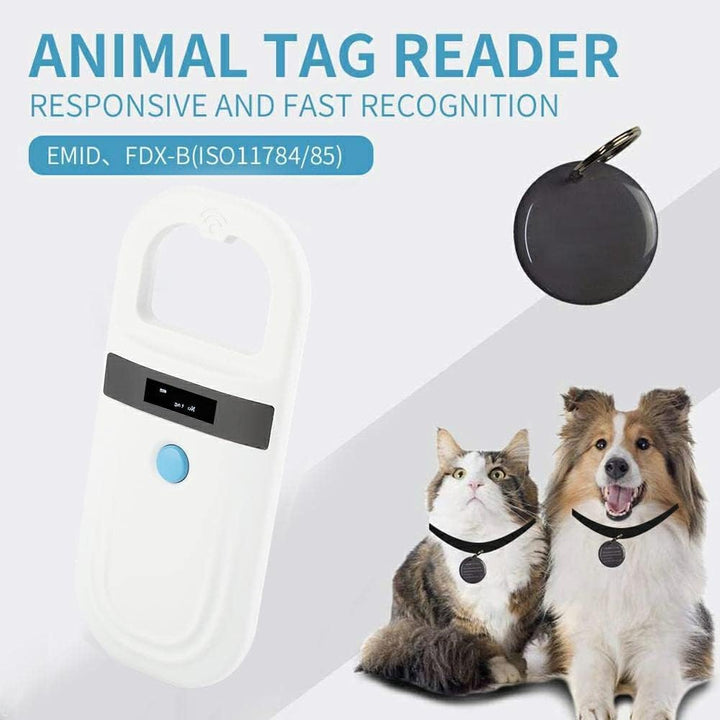Haustier ID Chip Lesegerät, Hund Microchip Scanner Pet Reader USB Wiederaufladbarer Chipleser Katzen