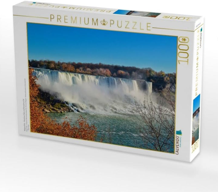 CALVENDO Puzzle Niagarafälle - American Falls und Horseshoe Fall 1000 Teile Lege-Grösse 64 x 48 cm F